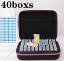 20/40/80 boxs diamond painting box Diamond Embroidery Accessories diamond mosaic Carry Case Container Storage Box Hand Bag Tools