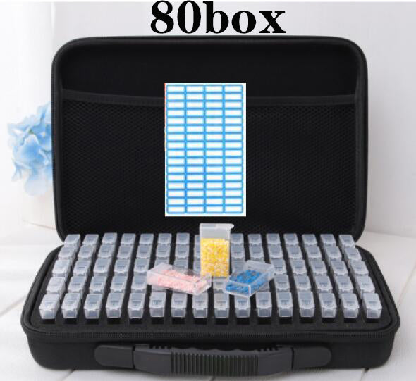 20/40/80 boxs diamond painting box Diamond Embroidery Accessories diamond mosaic Carry Case Container Storage Box Hand Bag Tools