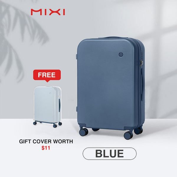 Mixi Women Luggage PC Suitcase Travel Trolley Case Men Mute Spinner Wheels Rolling Baggage TSA Lock Carry Ons M9236