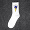 1 pair Men's and women's socks autumn Breathable ins Korean middle tube tide net red street long socks