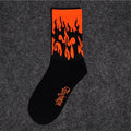 1 pair Men's and women's socks autumn Breathable ins Korean middle tube tide net red street long socks