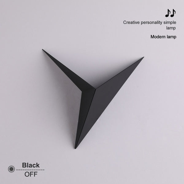 Modern minimalist triangle shape LED Wall Lamps  Nordic style Indoor Wall Lamps Living Room Lights 3W AC85-265V Simple Lighting