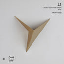 Modern minimalist triangle shape LED Wall Lamps  Nordic style Indoor Wall Lamps Living Room Lights 3W AC85-265V Simple Lighting