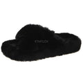 Summer Fluffy Raccoon Fur Slippers Shoes Women Real Fox Fur Flip Flop Flat Furry Fur Slides Outdoor Sandals Woman Amazing Shoes