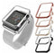 high quality Case cover For Apple Watch band 42mm 38mm 40mm 44mm for iwatch series se 6 5 4 3 2 1 metal frame protective Case