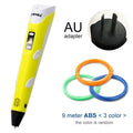 Myriwell 3D Pen DIY 3D Printer Pen Drawing Pens 3d Printing Best for Kids With ABS Filament 1.75mm Christmas Birthday Gift