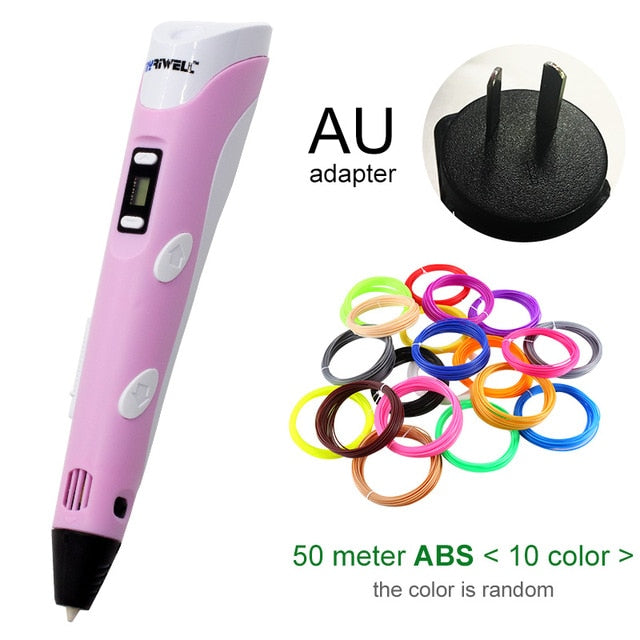 Myriwell 3D Pen DIY 3D Printer Pen Drawing Pens 3d Printing Best for Kids With ABS Filament 1.75mm Christmas Birthday Gift
