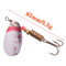 WDAIREN Rotating Spinner Fishing Lure 2.5g 3.5g 5.5g Spoon Sequins Metal Hard Bait Treble Hooks Wobblers Bass Pesca Tackle