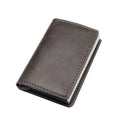 2020 RFID wallet Crazy Horse PU Leather Aluminium Box automatically pops up credit card holder Men And Women Metal Fashion Card