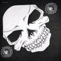 New Design Fashion Hip Hop 100% Cotton Skull Bandana Square Scarf Black Paisley Bicycle Headband For Women/Men/Boys/Girls