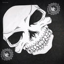 New Design Fashion Hip Hop 100% Cotton Skull Bandana Square Scarf Black Paisley Bicycle Headband For Women/Men/Boys/Girls
