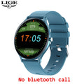 LIGE Men Smart Watch Men Bluetooth Call Waterproof Sports Fitness Watch Health Tracker Weather smartwatch Women For Android Ios