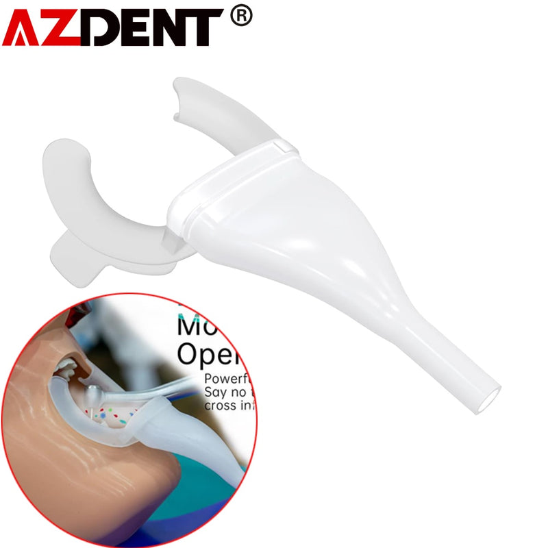 Azdent  Dental Mouth Opener HVE  Suction Droplets Dental Cheek Lip Retractor Suction Mouth Opener for  Dental Chair HVE  Suction
