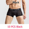 10 PCS Jack Claude Men Underwear Boxers Brand Men Boxer Shorts Modal Sexy Cueca Boxer Mens 10 pcs Underwear Male Underpants