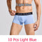 10 PCS Jack Claude Men Underwear Boxers Brand Men Boxer Shorts Modal Sexy Cueca Boxer Mens 10 pcs Underwear Male Underpants