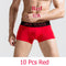 10 PCS Jack Claude Men Underwear Boxers Brand Men Boxer Shorts Modal Sexy Cueca Boxer Mens 10 pcs Underwear Male Underpants