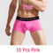10 PCS Jack Claude Men Underwear Boxers Brand Men Boxer Shorts Modal Sexy Cueca Boxer Mens 10 pcs Underwear Male Underpants