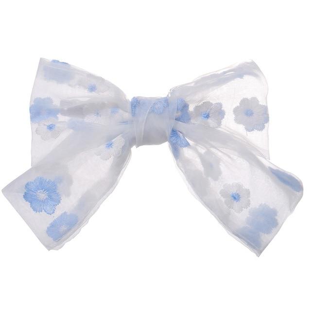 17KM Fashion Big Bow Hairpin Cute Red Barrette Pink Hair Clip Women Girls BB Hairgrip Korean Oversize Floral Hair Accessories