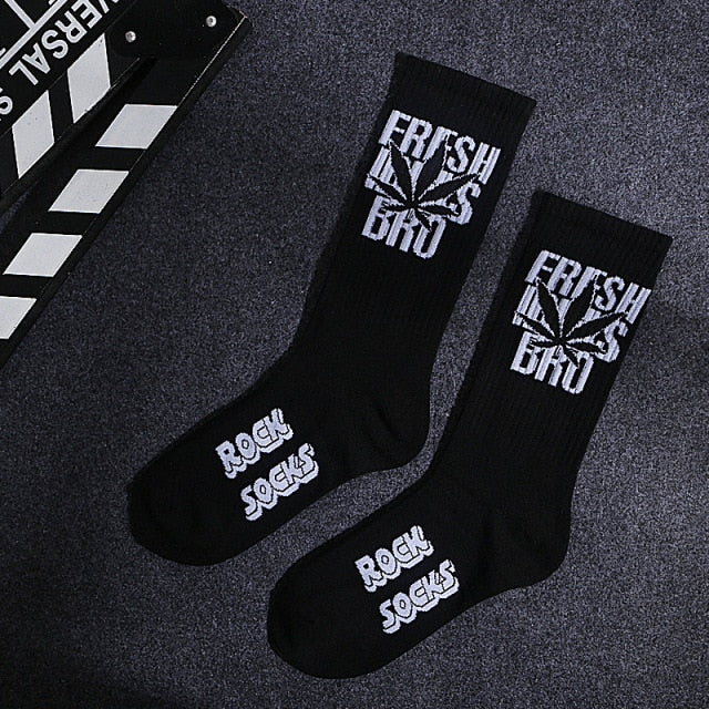 1 pair Men Fashion Hip Hop Hit Color On Fire Crew Socks Red Flame Blaze Power Torch Hot Warmth Street Skateboard Cotton Socks