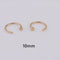 2020 Fake Piercing Medical Titanium Nose Ring For Women Open Hoop Ring Type Hoop Piercing Stud Body Jewelry Accessories