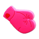 Original Shoe Charms Pink Roller Skates Girl Boxing Gloves Lips High heels Shoe Decoration Accessories for Croc jibz Kids Party