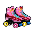 Original Shoe Charms Pink Roller Skates Girl Boxing Gloves Lips High heels Shoe Decoration Accessories for Croc jibz Kids Party
