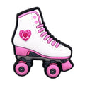 Original Shoe Charms Pink Roller Skates Girl Boxing Gloves Lips High heels Shoe Decoration Accessories for Croc jibz Kids Party