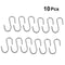 10 Pcs Heavy Duty S Shaped Hooks Kitchen Spoon Pan Pot Utensils Hangers Clasp Over The Door Closet Clothes Rack Tool