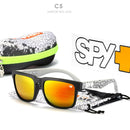 HELM Polarized Sunglasses Men Classic Square Unisex Sun Glasses Ken Block With Original Box Happy 43 Lense