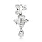 Silver Color Feather Love Safety Chain Crown Boy Pendant Fit Pandora Charms Bracelets DIY Women Original Beads Europe Jewelry