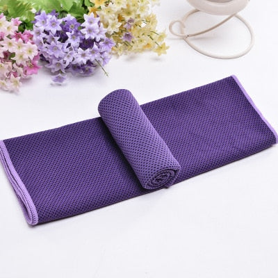 Colors Men And Women Gym Club Yoga Sports Cold Washcloth Running Football Basketball Cooling Ice Beach Towel Lovers Gift Toallas