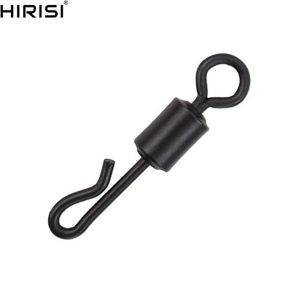 25 piece Carp Fishing Swivels Quick Change Stainless Steel for Carp Fishing Rig Fishing Accessories Terminal Tackle