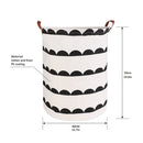 New 1PC Foldable Laundry Basket Large Capacity Laundry Hamper Dirty Clothes Storage Organizer Bucket Homehold Storage Bag