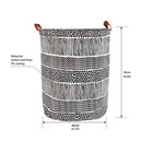 New 1PC Foldable Laundry Basket Large Capacity Laundry Hamper Dirty Clothes Storage Organizer Bucket Homehold Storage Bag