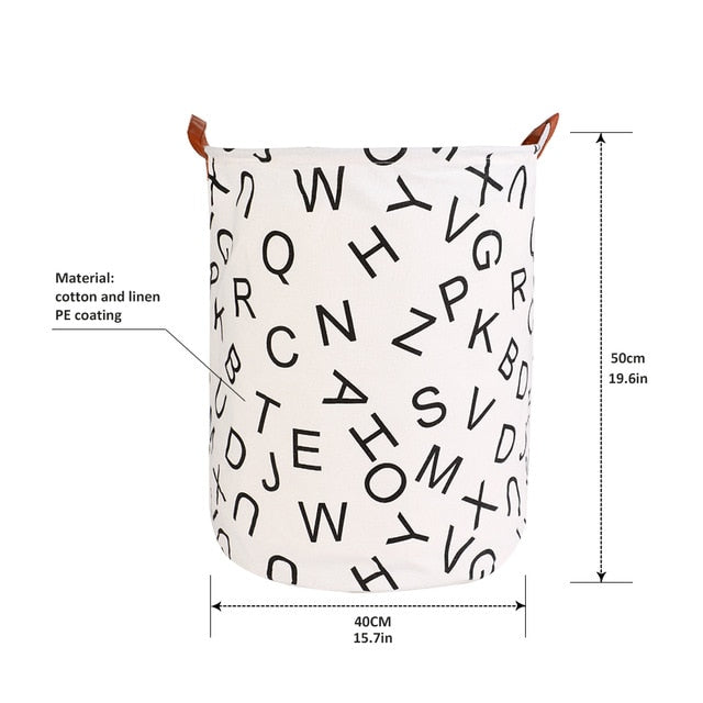 New 1PC Foldable Laundry Basket Large Capacity Laundry Hamper Dirty Clothes Storage Organizer Bucket Homehold Storage Bag