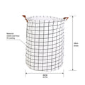 New 1PC Foldable Laundry Basket Large Capacity Laundry Hamper Dirty Clothes Storage Organizer Bucket Homehold Storage Bag