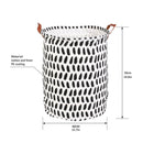 New 1PC Foldable Laundry Basket Large Capacity Laundry Hamper Dirty Clothes Storage Organizer Bucket Homehold Storage Bag