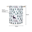 New 1PC Foldable Laundry Basket Large Capacity Laundry Hamper Dirty Clothes Storage Organizer Bucket Homehold Storage Bag