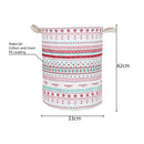 New 1PC Foldable Laundry Basket Large Capacity Laundry Hamper Dirty Clothes Storage Organizer Bucket Homehold Storage Bag