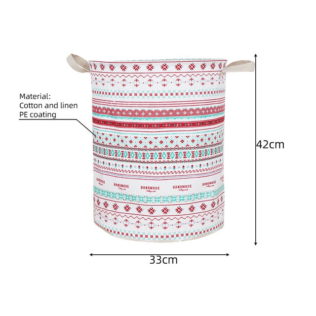 New 1PC Foldable Laundry Basket Large Capacity Laundry Hamper Dirty Clothes Storage Organizer Bucket Homehold Storage Bag