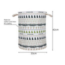 New 1PC Foldable Laundry Basket Large Capacity Laundry Hamper Dirty Clothes Storage Organizer Bucket Homehold Storage Bag