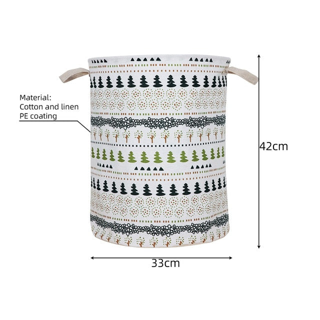 New 1PC Foldable Laundry Basket Large Capacity Laundry Hamper Dirty Clothes Storage Organizer Bucket Homehold Storage Bag