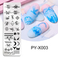 PICT YOU Nail Stamping Plate Geometric Line DIY Image Plate Stencil For Nails Polish Printing Stamping Templates Design Tools