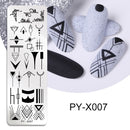 PICT YOU Nail Stamping Plate Geometric Line DIY Image Plate Stencil For Nails Polish Printing Stamping Templates Design Tools