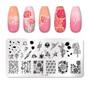 PICT YOU Nail Stamping Plate Geometric Line DIY Image Plate Stencil For Nails Polish Printing Stamping Templates Design Tools
