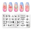 PICT YOU Nail Stamping Plate Geometric Line DIY Image Plate Stencil For Nails Polish Printing Stamping Templates Design Tools