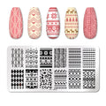 PICT YOU Nail Stamping Plate Geometric Line DIY Image Plate Stencil For Nails Polish Printing Stamping Templates Design Tools