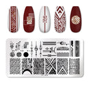 PICT YOU Nail Stamping Plate Geometric Line DIY Image Plate Stencil For Nails Polish Printing Stamping Templates Design Tools