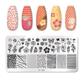 PICT YOU Nail Stamping Plate Geometric Line DIY Image Plate Stencil For Nails Polish Printing Stamping Templates Design Tools