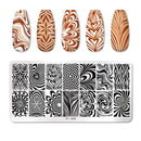 PICT YOU Nail Stamping Plate Geometric Line DIY Image Plate Stencil For Nails Polish Printing Stamping Templates Design Tools